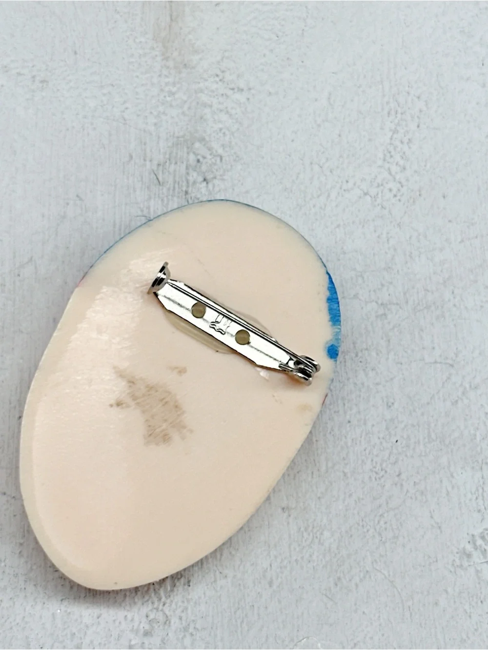 333u. Plastic Creepy Pirate Brooch